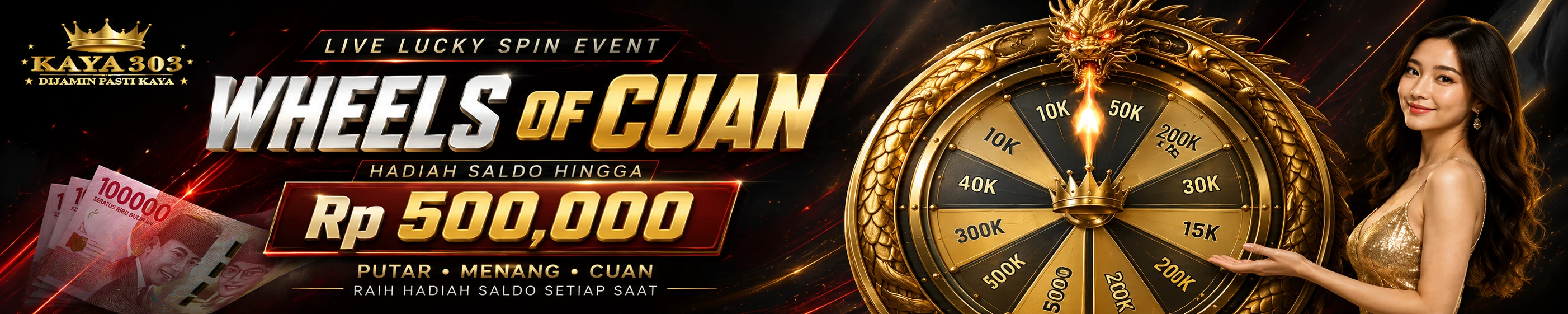 bonus login absensi tiap hari di kaya303